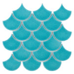 Mozaic Dunin Arabesco Mini Fish Scale Bali 88, 29,6x30 cm, lucios