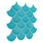 Mozaic Dunin Arabesco Mini Fish Scale Bali 88, 29,6x30 cm, lucios - imagine 2