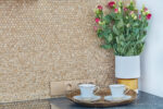 Mozaic Dunin Metallic Allumi Gold Hexagon 14, 30x30 cm, mat - imagine 2