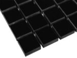 Mozaic Dunin Black&White Pure Black 25, 30,5x30,5 cm, lustruit - imagine 7