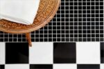 Mozaic Dunin Black&White Pure Black 15, 30,5x30,5 cm, lustruit - imagine 5