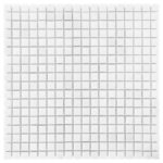Mozaic Dunin Black&White Pure White 15, 30,5x30,5 cm, mat
