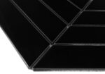 Mozaic Dunin Royal Chevron Black, 31,8x22,4 cm, lucios - imagine 5
