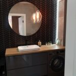 Mozaic Dunin Royal Chevron Black, 31,8x22,4 cm, lucios - imagine 7