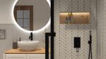 Mozaic Dunin Royal Chevron Carrara, 31,8x22,4 cm, mat - imagine 2