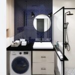 Mozaic Dunin Royal Chevron Midnight, 31,8x22,4 cm, lucios - imagine 5