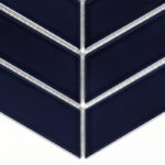 Mozaic Dunin Royal Chevron Midnight, 31,8x22,4 cm, lucios - imagine 2