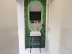 Mozaic Dunin Royal Chevron Vert, 31,8x22,4 cm, lucios - imagine 3