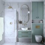 Mozaic Dunin Bottany White, 26,5x22,5 cm, mat - imagine 3