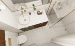 Mozaic Dunin Bottany Carrara, 26,5x22,5 cm, mat - imagine 4