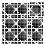 Mozaic Dunin Black&White Pure B&W Radiant 15, 30,5x30,5 cm, lustruit - imagine 3