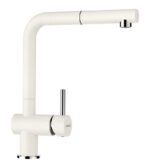 Set chiuveta bucatarie Schock Element D-100S 780x500 mm si baterie bucatarie Schock Epos Cristalite Alpina cu cap extractibil, alb - imagine 5