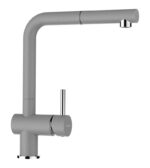 Set chiuveta bucatarie Schock Element D-100S 780x500 mm si baterie bucatarie Schock Epos Cristalite Croma cu cap extractibil, gri - imagine 5