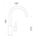 Set chiuveta bucatarie Schock Formhaus D-100S 780x500 mm si baterie bucatarie Schock Plutos Cristalite Alpina, alb - imagine 2