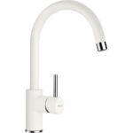 Set chiuveta bucatarie Schock Formhaus D-100S 780x500 mm si baterie bucatarie Schock Plutos Cristalite Alpina, alb - imagine 4