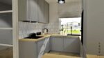 Mozaic Dunin Tritone White 03, 7,5x22,7 cm, lucios - imagine 8