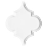 Mozaic Dunin Arabesco White, 13,1x15,8 cm, lucios