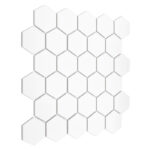 Mozaic Dunin Hexagon White 51 Matt, 28×27,1 cm, mat - imagine 5