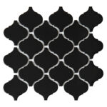 Mozaic Dunin Arabesco Mini Arabesco Black, 27,6x25 cm, lucios