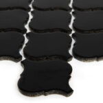 Mozaic Dunin Arabesco Mini Arabesco Black, 27,6x25 cm, lucios - imagine 7