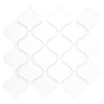 Mozaic Dunin Arabesco Mini Arabesco White, 27,6x25 cm, lucios