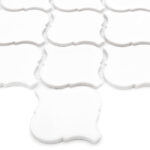 Mozaic Dunin Arabesco Mini Arabesco White, 27,6x25 cm, lucios - imagine 3