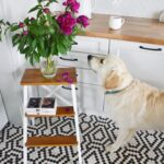 Mozaic Dunin Mini Hexagon B&W Lace, 26x30 cm, lucios - imagine 2