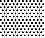Mozaic Dunin Mini Hexagon B&W Mix, 26x30 cm, lucios