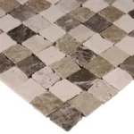 Mozaic Dunin Travertine Bend Mix 32, 30,5x30,5 cm, mat - imagine 4