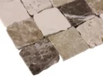 Mozaic Dunin Travertine Bend Mix 32, 30,5x30,5 cm, mat - imagine 5