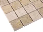 Mozaic Dunin Travertine Cream 25, 30,5x30,5 cm, lustruit - imagine 4