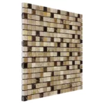 Mozaic Dunin Travertine Cream Mix 15, 30,5x30,5 cm, lustruit - imagine 3