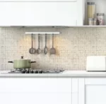 Mozaic Dunin Travertine Cream 15, 30,5x30,5 cm, lustruit - imagine 2
