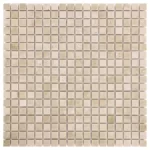 Mozaic Dunin Travertine White 15, 30,5x30,5 cm, lustruit