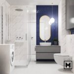 Mozaic Dunin Tritone Sapphire 03, 7,5x22,7 cm, lucios - imagine 8