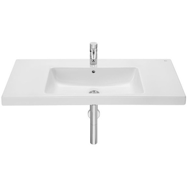 a3270ma000 Lavoar dreptunghiular Roca The Gap, 100x46x17,5 cm, alb - imagine 1