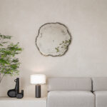 Oglinda decorativa Arbo Dark M by Deknudt, 80x78 cm