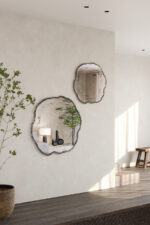 Oglinda decorativa Arbo Dark M by Deknudt, 80x78 cm - imagine 4