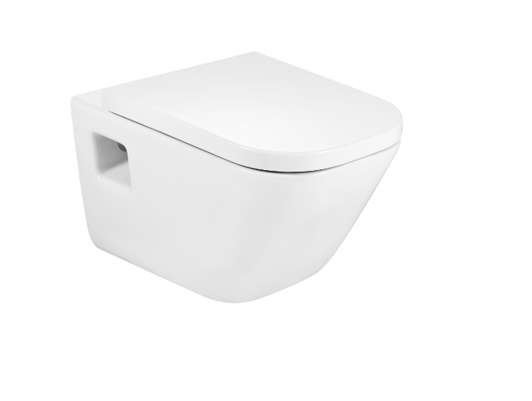 Screenshot 2023-07-24 095656 Vas WC suspendat Roca The Gap Square Rimless, 35x54x40 cm, alb - imagine 1