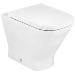 Capac vas wc cu inchidere lenta Roca The Gap Square, alb - imagine 4