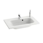 Set mobilier baza si lavoar Ravak SD 700 Chrome II, alb, 70x49x50 cm - imagine 3