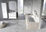 Set mobilier baza si lavoar Ravak SD 700 Chrome II, alb, 70x49x50 cm - imagine 4