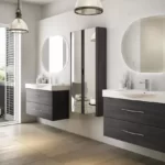 Oglinda ovala cu iluminare led Baden Haus, 100x75 cm
