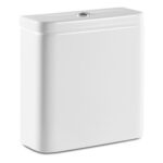 Rezervor WC Roca The Gap Square, alimentare inferioara, alb