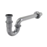 Sifon tubular pentru chiuveta Ravak U, crom