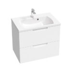 Lavoar incastrat Ravak Classic II, 70x45x17,4 cm, alb - imagine 3