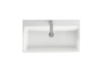 Lavoar ceramic pentru mobilier Ravak Comfort, 80x46x3 cm, alb - imagine 3