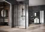 Oglinda dreptunghiulara cu rama neagra si iluminare Ravak Strip I, 50/60/80/90x70 cm - imagine 3