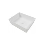 Lavoar dreptunghiular pe blat Hatria Happy Hour 11:00 S, 38x50 cm, alb