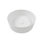 Lavoar rotund pe blat Hatria Happy Hour 07:00 slim, 44 cm, alb